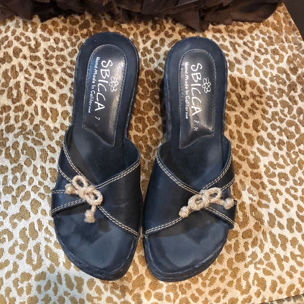 Sbicca leather sandals size 7M